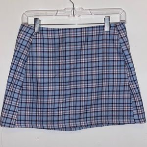 Plaid Mini Skirt